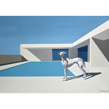 Cisza V, Monika Adamczyk, obrazy akryl