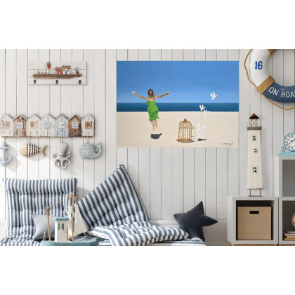 Monika Adamczyk - obrazy akryl - Wolność foto #2