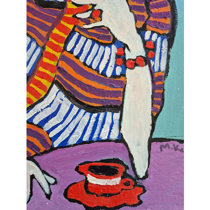 Marlena Kuć - obrazy olejne - chwila tylko dla siebie foto #1