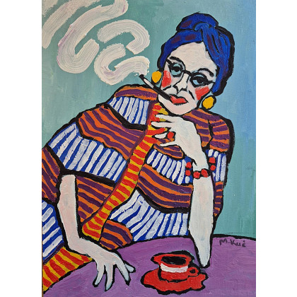 Marlena Kuć - obrazy olejne - chwila tylko dla siebie foto #3