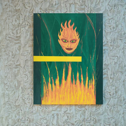 Damian Gmiterek - obrazy akryl - Strażniczka przemiany, 75x55 cm foto #1