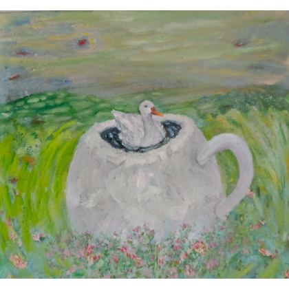 Elżbieta Goszczycka - obrazy olejne - Święty spokój foto #1