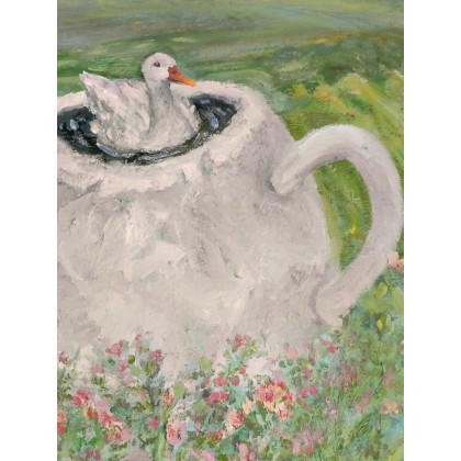 Elżbieta Goszczycka - obrazy olejne - Święty spokój foto #2