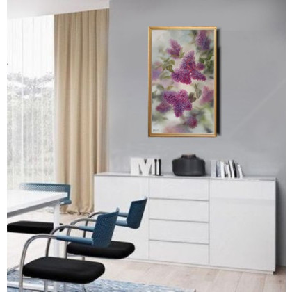 Lidia Olbrycht - obrazy olejne - Bzy, ręcznie malowany olejny foto #2