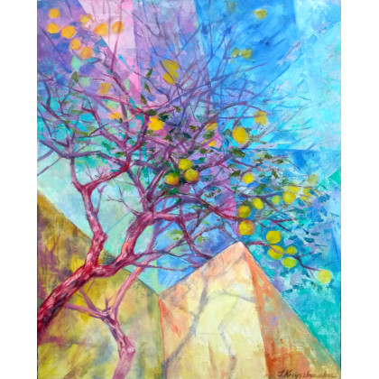 Drzewo Cytrynowe, Izabela Krzyszkowska , obrazy olejne
