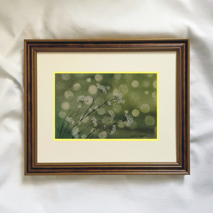 Beata Rudecka - obrazy akwarela - Oryginalna Akwarela Obraz pt: Subtelność foto #1