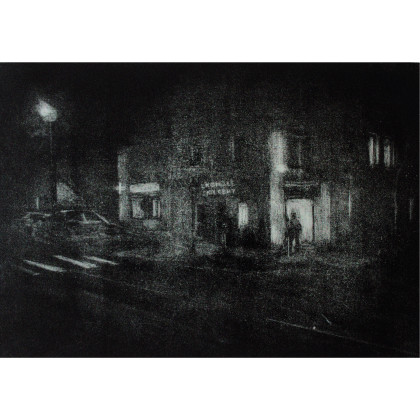 Nokturn 2, Bogna Woskowicz, grafika warsztatowa