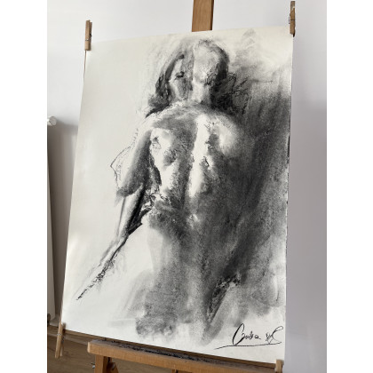 Studio.Sensual - rysunek węglem - Razem - 50x70cm foto #3