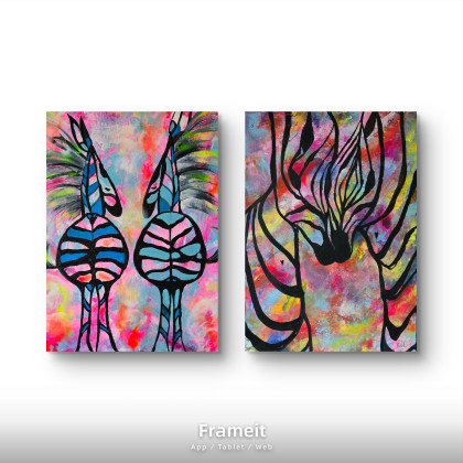 Ewa Mościszko - obrazy akryl - Walentynkowe Randez-Vous foto #4