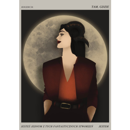 Iga Płachta - plakaty - Plakat Jesteś jednym z tych fantastycznych stworzeń o wymiarach 29,7x42 cm A3 foto #1