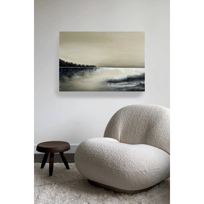 Szept krajobrazu, 50x70, akryl na płótnie, Katarzyna Stanisławek, obrazy akryl