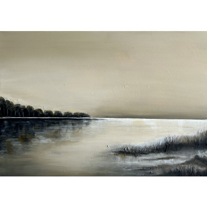 Katarzyna Stanisławek - obrazy akryl - Szept krajobrazu, 50x70, akryl na płótnie foto #1