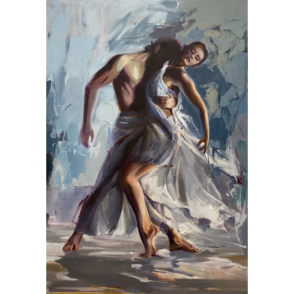 W TAŃCU, Jolanta Strzelczyk, obrazy olejne