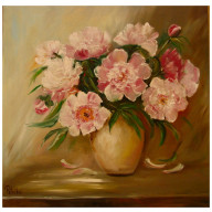 Piwonie obraz olejny 50-50cm