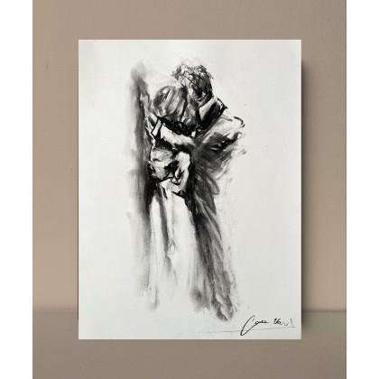 Studio.Sensual - rysunek węglem - Szkic Pary - 35x46 foto #1