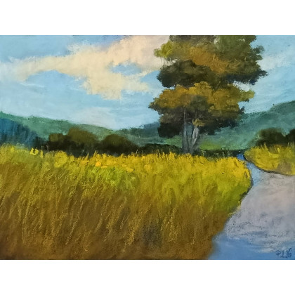 Paulina Lebida - pastele suche - Pejzaż -rysunek pastele foto #1