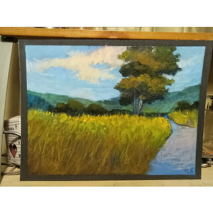 Paulina Lebida - pastele suche - Pejzaż -rysunek pastele foto #2