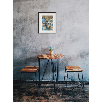 Joanna Tomczyk - obrazy akwarela - Czujność pawia, Akwarela 24 x 32 cm foto #3