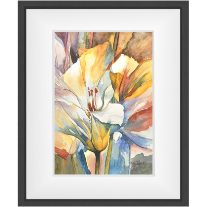 Joanna Tomczyk - obrazy akwarela - Kolorowy rozkwit, Akwarela A4 foto #4