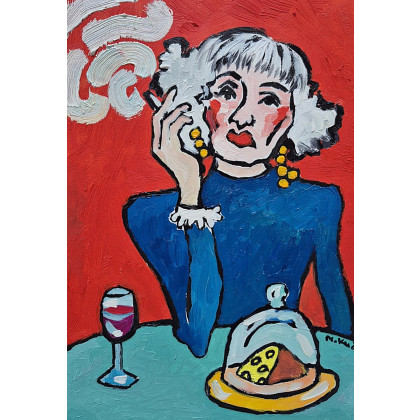 Marlena Kuć - obrazy olejne - cisza pod kloszem foto #1