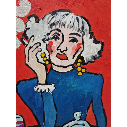 Marlena Kuć - obrazy olejne - cisza pod kloszem foto #2