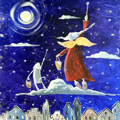 4mara - kasetki, pudełka - Magiczne gwiazdki marzeń - Szkatułka foto #1