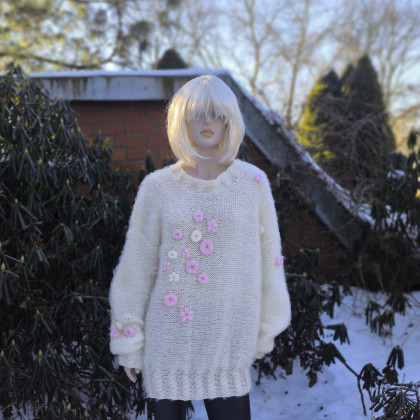 MarMat - swetry - Sweter - Kolorowe Róże foto #1