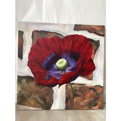 Portret Maku, Agnieszka Kumoń, obrazy akryl