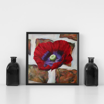 Agnieszka Kumoń - obrazy akryl - Portret Maku foto #1