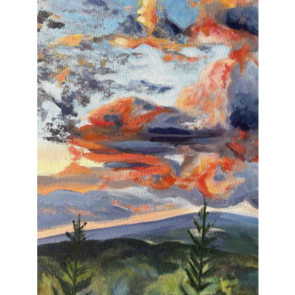 Agnieszka Kumoń - obrazy akryl - Pejzaż chmur foto #3