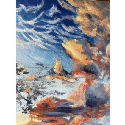 Agnieszka Kumoń - obrazy akryl - Pejzaż chmur foto #4