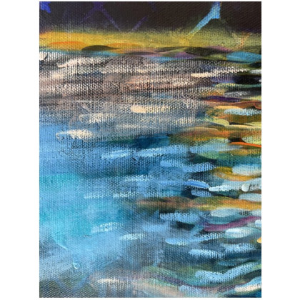 Agnieszka Kumoń - olej + akryl - Zachód słońca nad BerzdorferSee foto #4