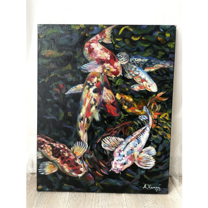 Agnieszka Kumoń - obrazy olejne - Koi foto #1