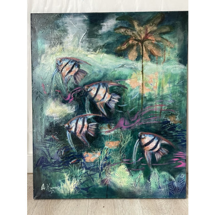 Agnieszka Kumoń - olej + akryl - Skalary foto #1