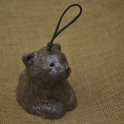 Anawa-art - dekory wiszące - Dzwonek ceramiczny. Miś foto #4