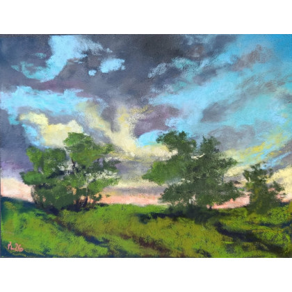 Paulina Lebida - pastele suche - Pejzaż -rysunek pastele foto #1