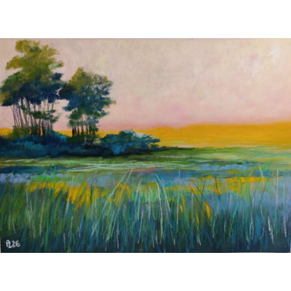 Paulina Lebida - pastele suche - Pejzaż -rysunek pastele foto #1