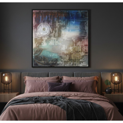 Roman już pojechał, Aleksandra Semeniuk , obrazy tech. mieszana