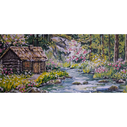 Monika Palichleb - obrazy akryl - Obraz Tam, gdzie budzi się wiosna foto #3