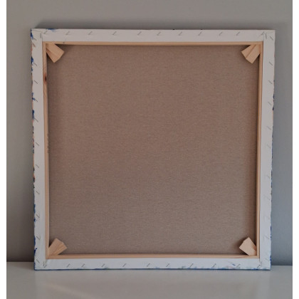 Monika Palichleb - obrazy akryl - Obraz Gdzieś w polu foto #4