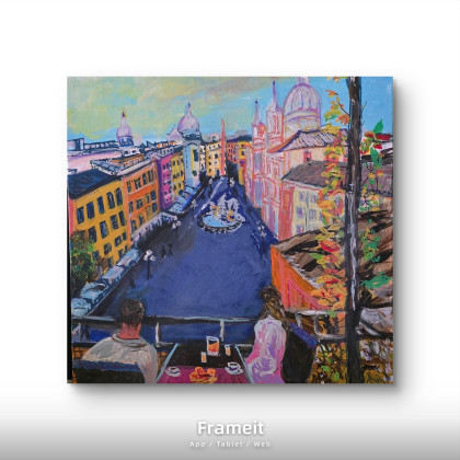 Krystyna Mościszko - obrazy akryl - Rzym foto #2