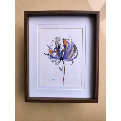 Beata Rudecka - obrazy akwarela - Akwarela Akwarelka Obraz pt: Harmonia Umysłu foto #3