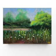 Pejzaż -rysunek pastele