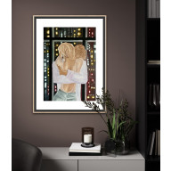 Strona B - plakat A3. Wydruk autorskiej pracy malarskiej