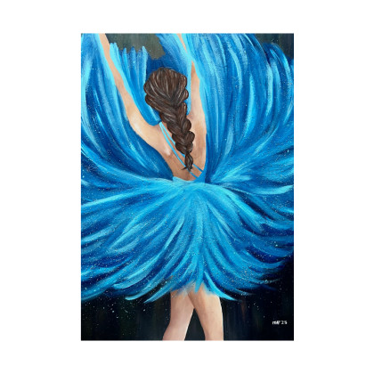 Marta Hajduk-Pawlica - plakaty - Femme Fatale - plakat A3. Wydruk autorskiej pracy malarskiej foto #1