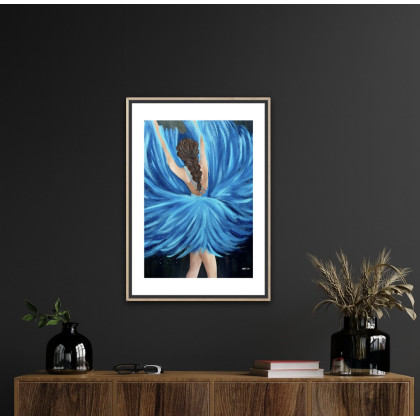 Marta Hajduk-Pawlica - plakaty - Femme Fatale - plakat A3. Wydruk autorskiej pracy malarskiej foto #3