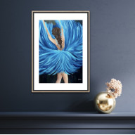 Femme Fatale - plakat A3. Wydruk autorskiej pracy malarskiej