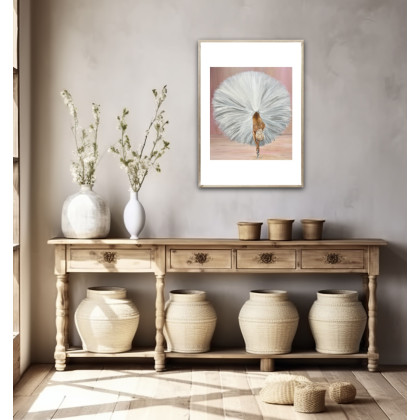 Marta Hajduk-Pawlica - plakaty - Finał - plakat A3. Wydruk autorskiej pracy malarskiej foto #3