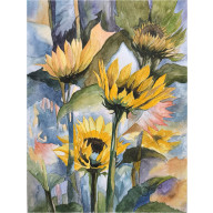 Słoneczne refleksy, Akwarela 24 x 32 cm