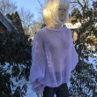 Delikatny moherowy sweter oversize